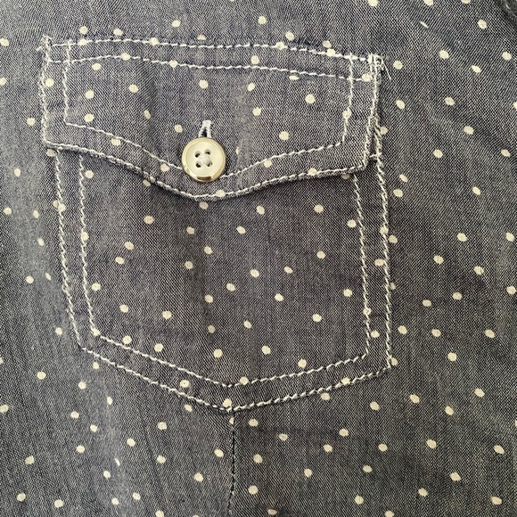Polka-dot chambray shirt - Picture 4 of 4
